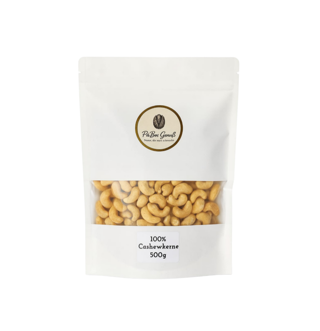 Cashewkerne in natürlicher Qualität – vegan und glutenfrei.
