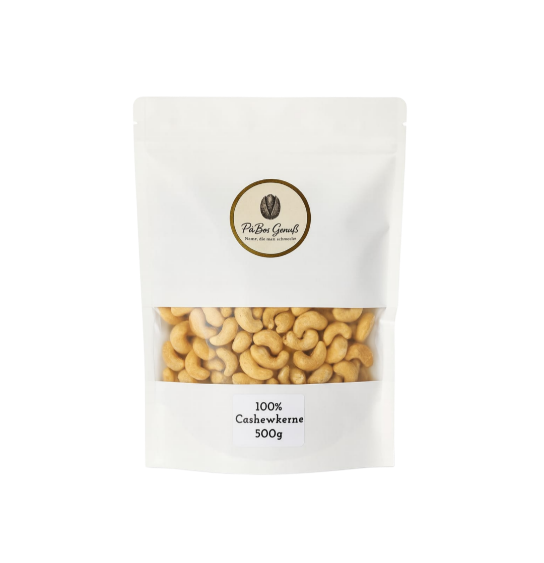 Cashewkerne in natürlicher Qualität – vegan und glutenfrei.